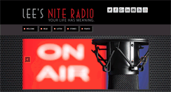 Desktop Screenshot of leesniteradio.com